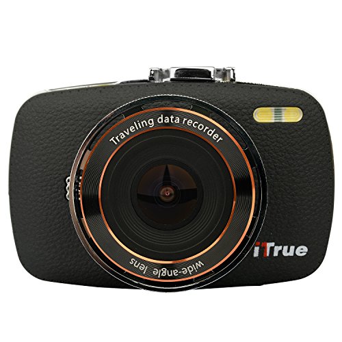 ITrue X3 Dash Cam,2.7Inch LCD,1080P,170 degree Angle,Night Vision and 8GB Card