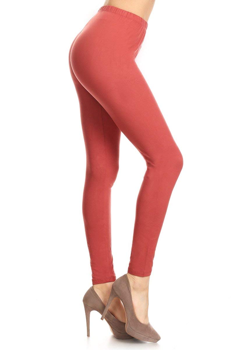 Leggings Depot Buttery Soft Basic Solid 45 COLORS Best Seller Leggings Pants Carry 1000+ Print Designs