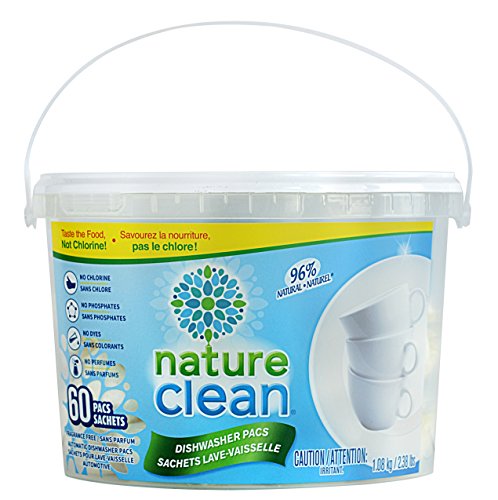 Nature Clean Automatic Dishwasher Pacs, 60 Count