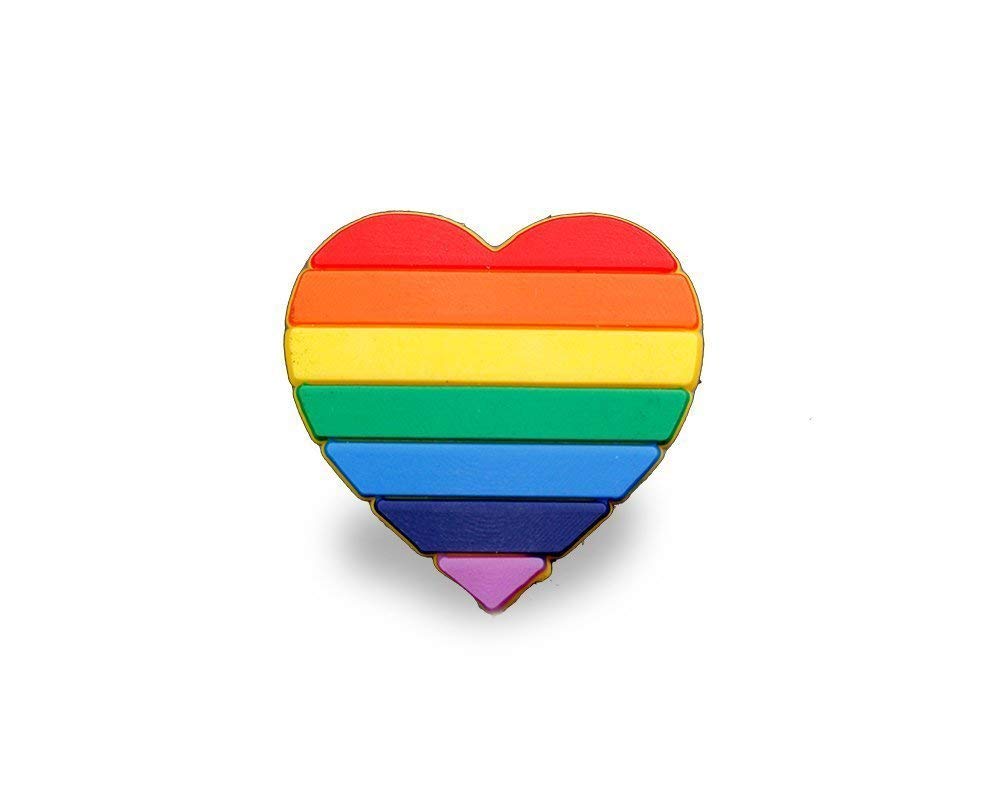 Gay Pride Silver Same Sex Symbol Lesbian Female Pins - Support LGBTQ Causes (10 Pins in Individual Bags)