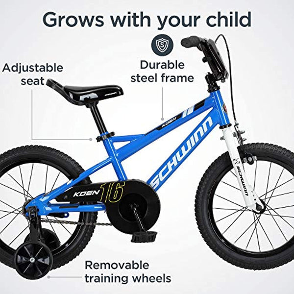 Schwinn Koen Boys Bike for Toddlers and Kids