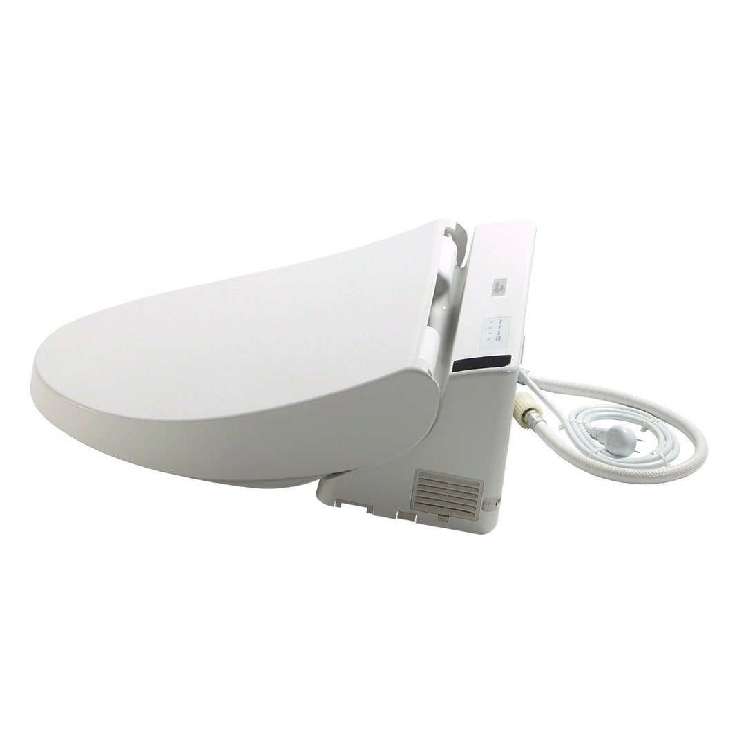 TOTO Washlet C200 Elongated Bidet Toilet Seat with PreMist™, Cotton White - SW2044#01