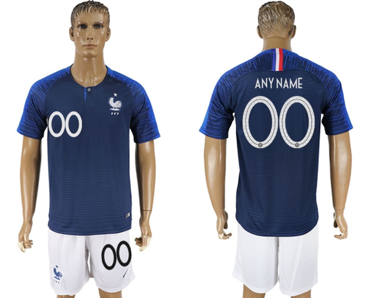 2018 Russia World Cup France Home Mens Soccer Jersey