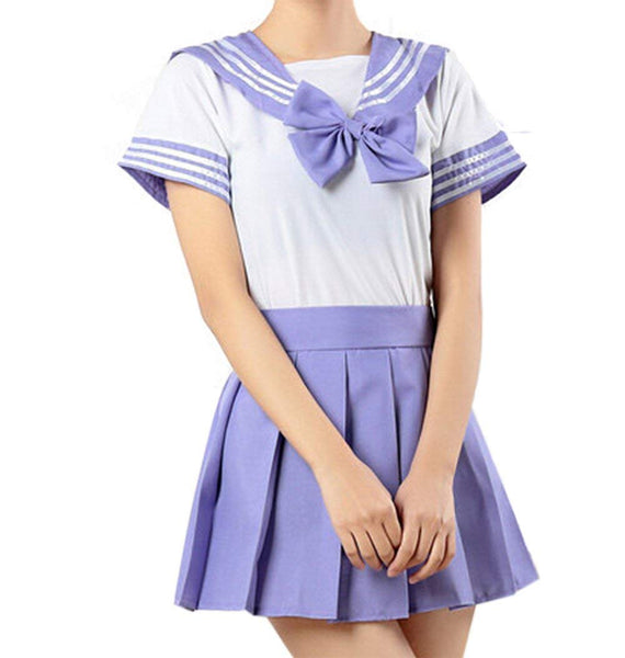 School Uniform Dress Cosplay Costume Anime Girl Lady Lolita