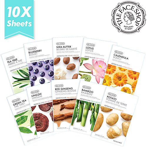 The Face Shop Real Nature Facial Mask Sheet (15 Count)