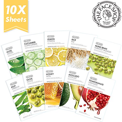 The Face Shop Real Nature Facial Mask Sheet (15 Count)