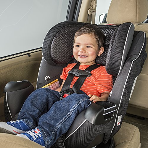 Evenflo Symphony LX Convertible Car Seat, Black