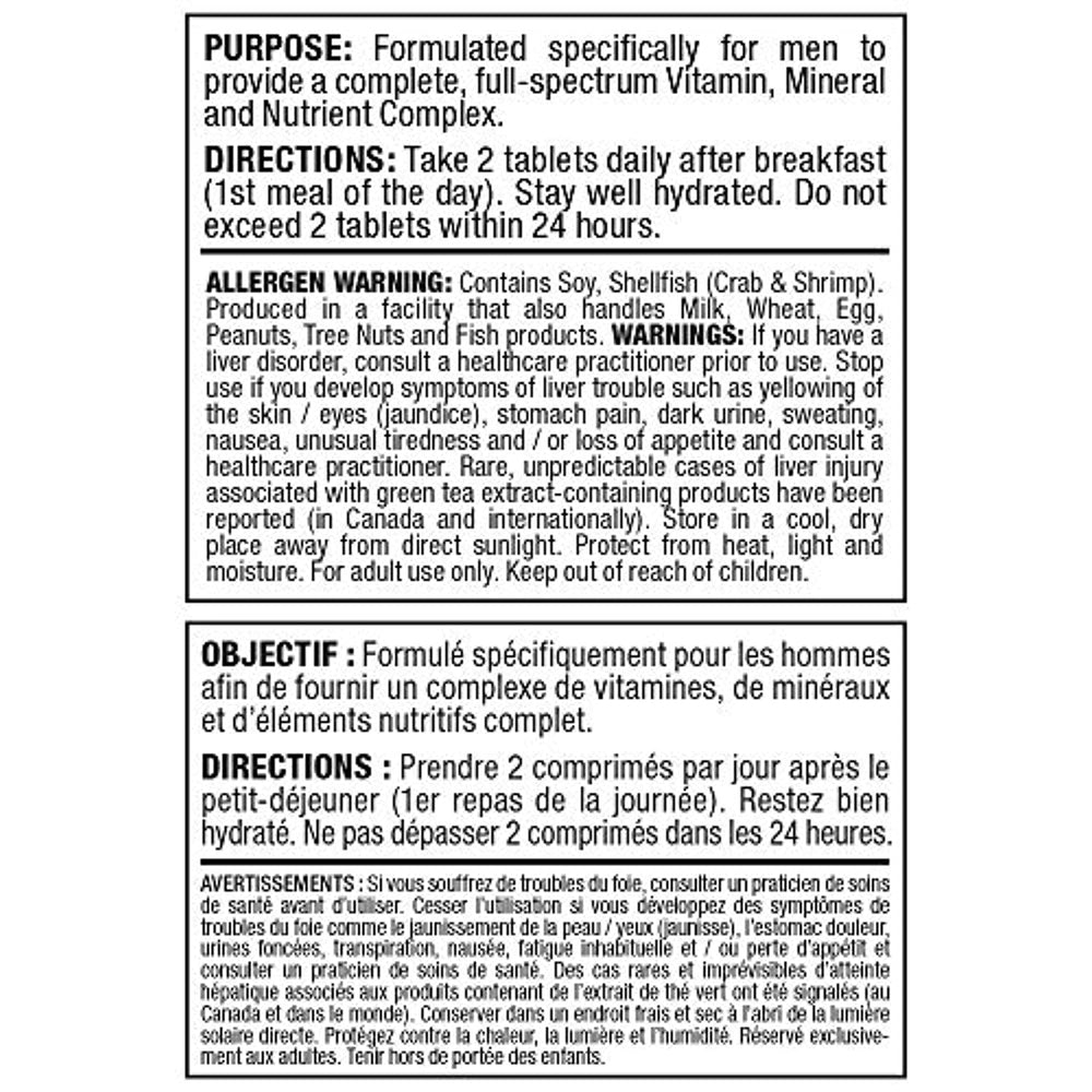 Allmax Nutrition - VITAFORM - Premium - Performance Multi-Vitamin for Men - 30-day Supply - 60 Count