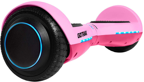 GOTRAX Hoverfly ION Hoverboard with LED 6.5 inch Wheels, UL2272 Certified, 25.2V 2.6Ah Big Capacity Lithium-Ion Battery, Dual 200W Motor up to Max 10km/h