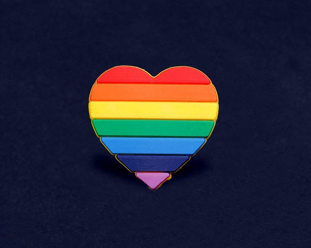 Gay Pride Silver Same Sex Symbol Lesbian Female Pins - Support LGBTQ Causes (10 Pins in Individual Bags)