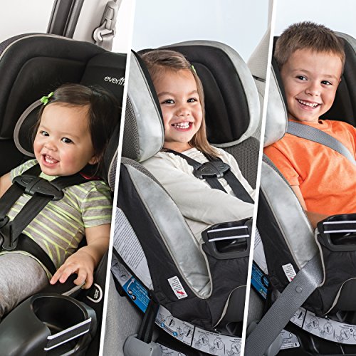 Evenflo Symphony LX Convertible Car Seat, Black