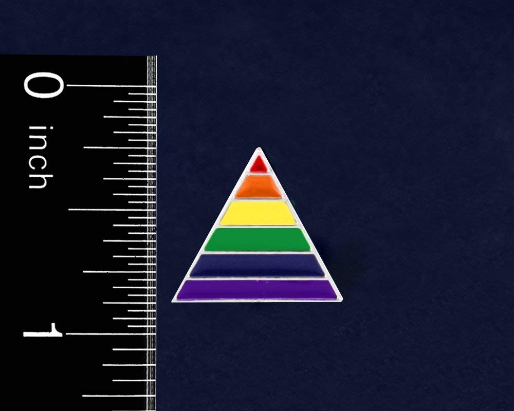 Gay Pride Silver Same Sex Symbol Lesbian Female Pins - Support LGBTQ Causes (10 Pins in Individual Bags)