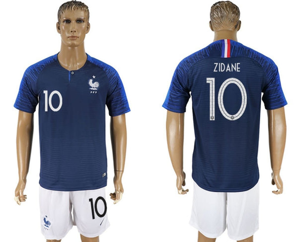 2018 Russia World Cup France Home Mens Soccer Jersey