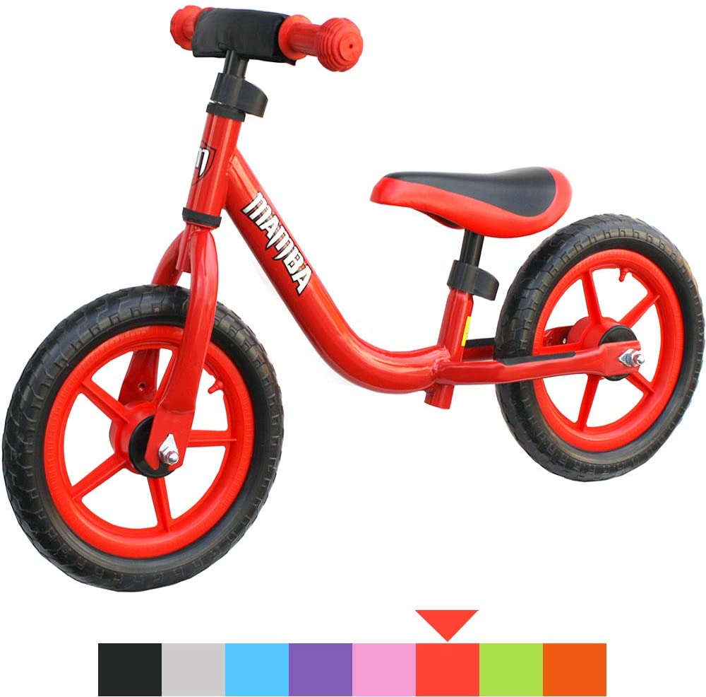 Mamba Sport 12" Balance Bike with Handlebar Pad - 8 Colours to Choose from