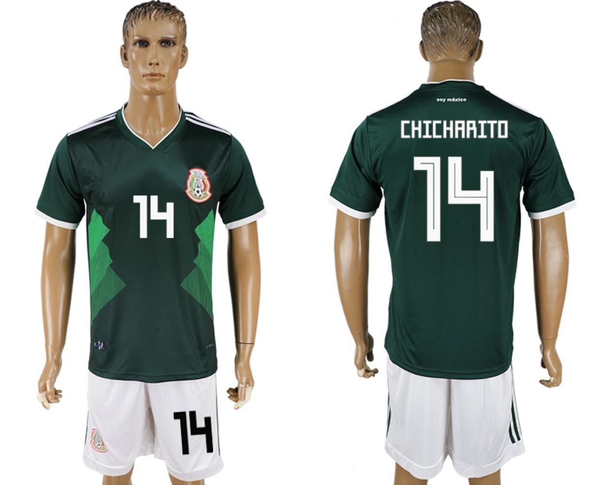 2018 World Cup Mexico Men's Team Full Jersey