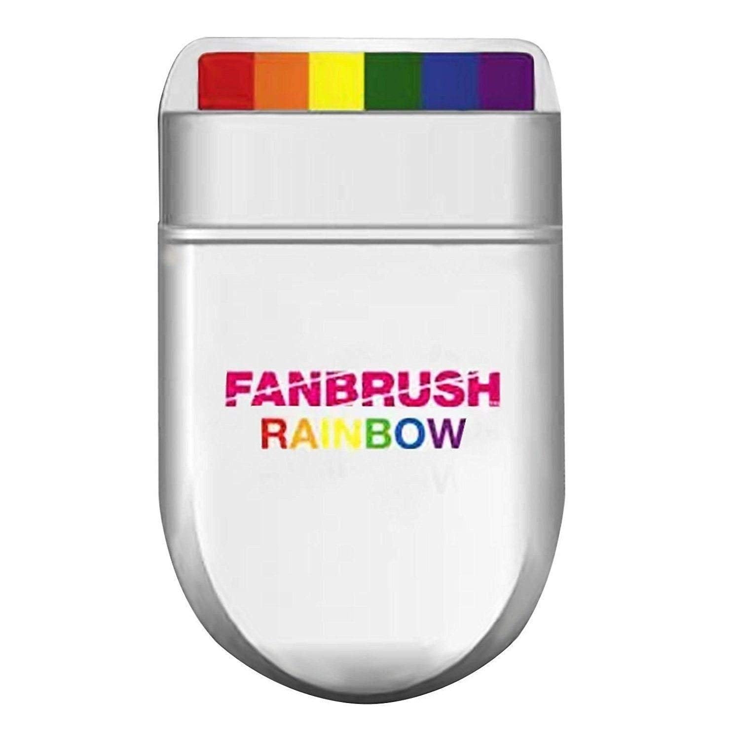 Multi Color Rainbow Fan Brush Adults Face Body Paint Gay Pride Festivals Makeup