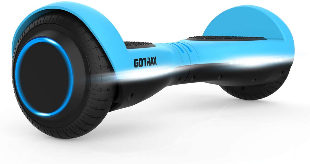GOTRAX Hoverfly ION Hoverboard with LED 6.5 inch Wheels, UL2272 Certified, 25.2V 2.6Ah Big Capacity Lithium-Ion Battery, Dual 200W Motor up to Max 10km/h