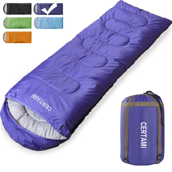 Sleeping Bag - Envelope Lightweight Portable Waterproof, for Adult 3 Season Outdoor Camping Hiking