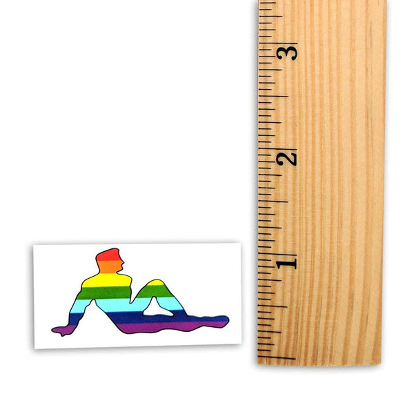 Gay Pride Rainbow Stickers on a Roll - Hand Shaped (250 Stickers) - Support LGBT Causes