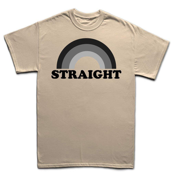 Straight LGBT Q Gay Pride Lesbian Rainbow T Shirt