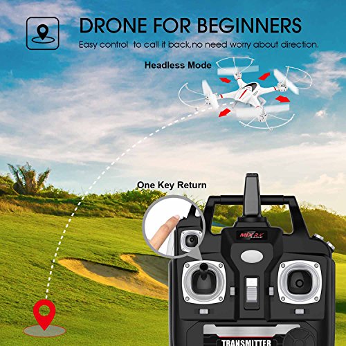 DBPOWER MJX X400W FPV RC Quadcopter Drone with Wifi Camera Live Video Headless Mode 2.4GHz 4 Chanel 6 Axis Gyro RTF, Compatible with 3D VR Headset