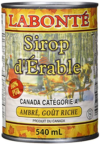 Labonté Pure Maple Syrup AMBER RICH TASTE 540 Milliliter