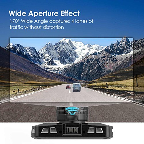 2.5K Car Dash Cam - Vantrue X1 Pro Dash Cameras for Cars with 1440P/30 fps or 1080P/60 fps, 2.7" LCD 170° Wide Angle Dashboard Car Video Recorder, Super Night Vision, Parking Mode, Loop Recording, G-Sensor, Motion Detection