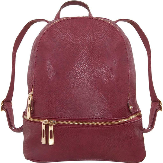 Humble Chic Vegan Leather Backpack Purse Small Fashion Travel School Bag Bookbag