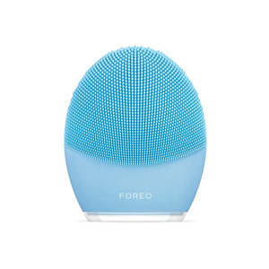 FOREO LUNA 3 App-controlled Smart Portable Facial Cleansing and Firming Massage Brush made with Ultra Hygienic Soft Silicone for Every Skin Type USB Rechargeable