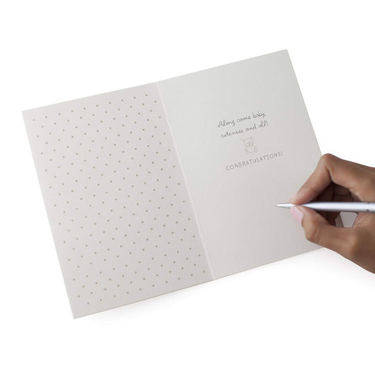 Hallmark Signature New Baby Greeting Card (Sweet Baby Boy)