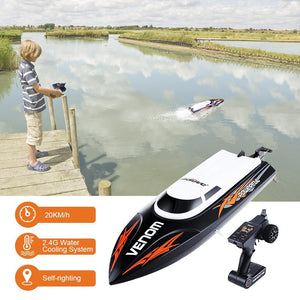GBlife 2.4GHz RC Boat High Speed Racing Boat Electric Motor Ship RC Remote Control Wireless Toy for Adults & Kids