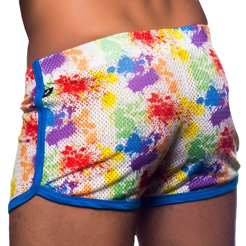 Pride Splash Mesh Jogger Shorts