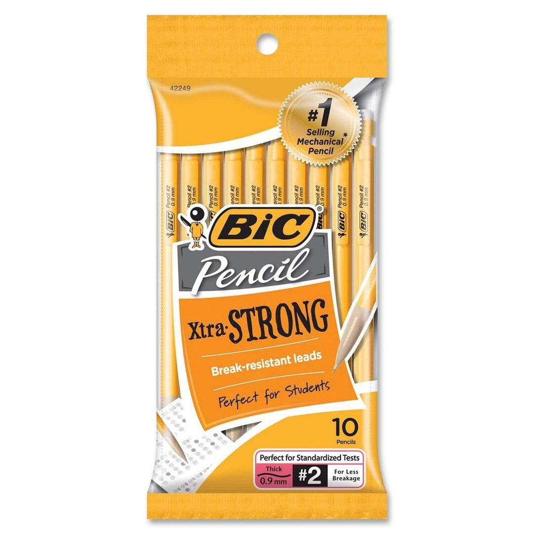 BIC Xtra-Strong Mechanical Pencil, Colorful Barrel, Thick Point (0.9mm), 48-Count