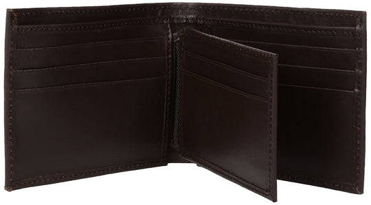 Calvin Klein mens Rfid Blocking Leather Bookfold Wallet With Key Fob