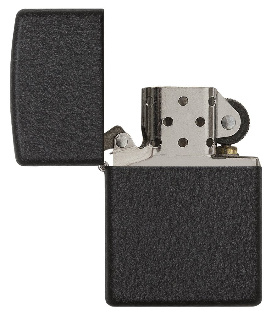 Zippo Black Crackle Lighter