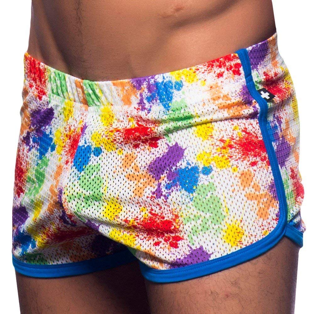 Pride Splash Mesh Jogger Shorts