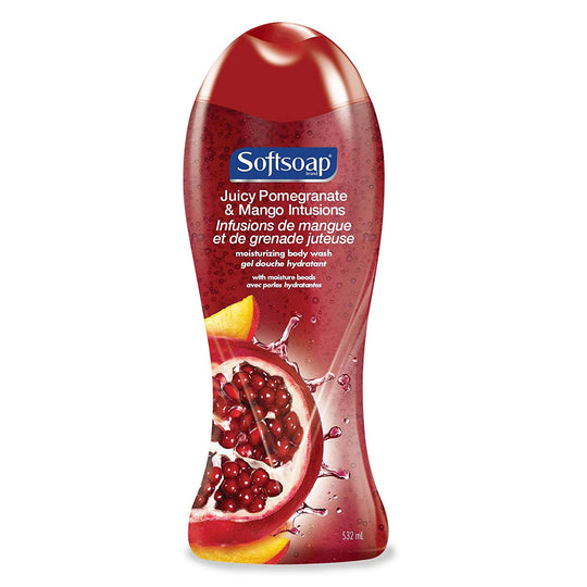 Softsoap Moisturizing Body Wash, Blooming Jasmine & Plum, 532 mL