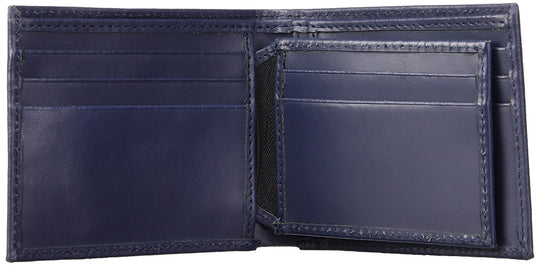 Calvin Klein mens Rfid Blocking Leather Bookfold Wallet With Key Fob