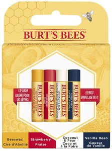 Burt’s Bees 100% Natural Moisturizing Lip Balm, 4 pack