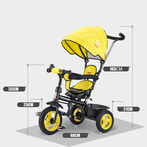 BOSO Trike children tricycle with rubber wheels tricycle bike bicycle baby cart