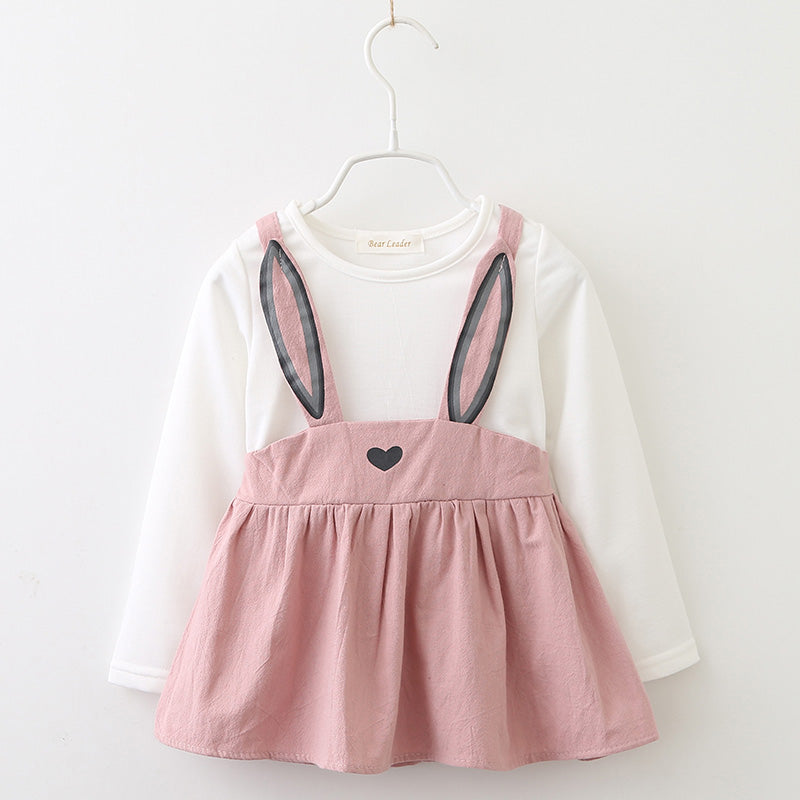 Bear Leader Baby Girls Dress 2018 New Spring Long-Sleeve Princess Dress Kids Clothes Children Bow Dresses For 6-24M Princess