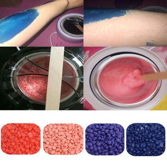 Best Deal New 4 colors/pack Hair removal cream Hot Wax Warmer Heater Pot Depilatory Bikini Hair Removal Beans Set