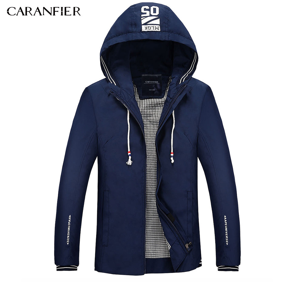 New Men Casual Coat Fashion Thin Jacket Slim Stand Collar Bomber Jacket Male Windbreaker Sportswear L,XL,XXL,XXXL