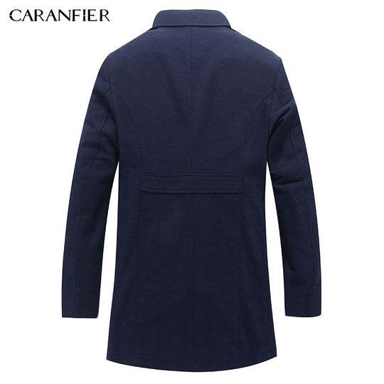 Men Coat Top Wool Jackets High Quality Male Woolen Coats Long Edition Casual Jackets coat winter Warm Overcoats