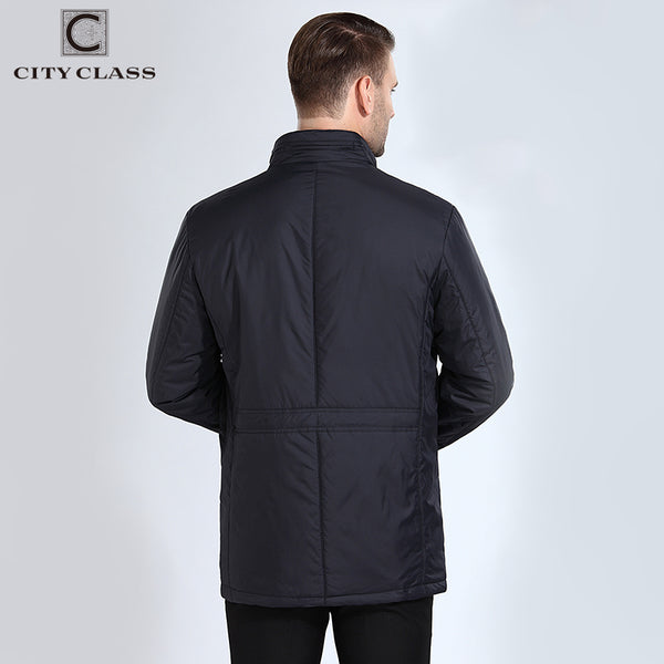 New Mens Autumn Jackets And Coats Classic Casual Long Stand Collar Jacket Free Shipment Black Blue Autumn Top