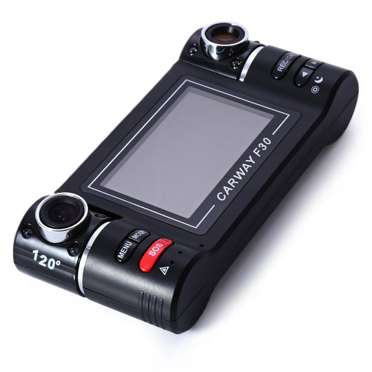 Dual Lens Car Camera Recorder Wide View 180 Degree Auto Car Camera DVR Driving Recorder Car Rear View Camera Dashcam For Car