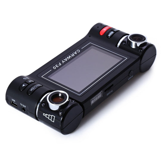 Dual Lens Car Camera Recorder Wide View 180 Degree Auto Car Camera DVR Driving Recorder Car Rear View Camera Dashcam For Car