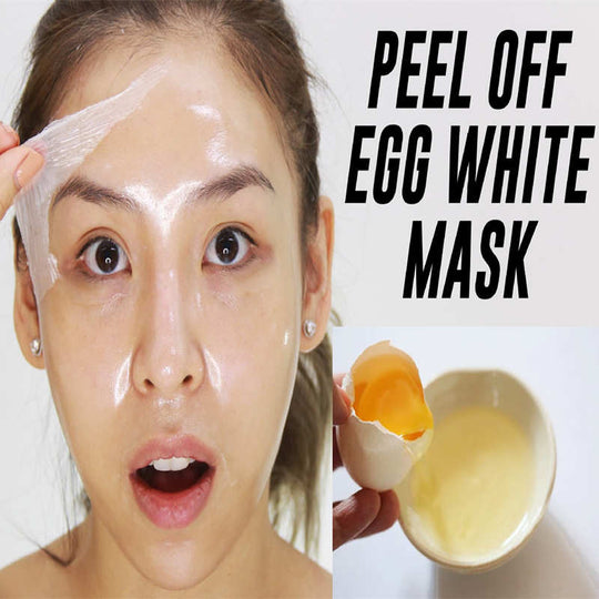 Eggs White Blackhead Mask Peel Off Mask Face Mask Blackhead Remover Shrink Pores Whitening Peel-off Mask for the Face