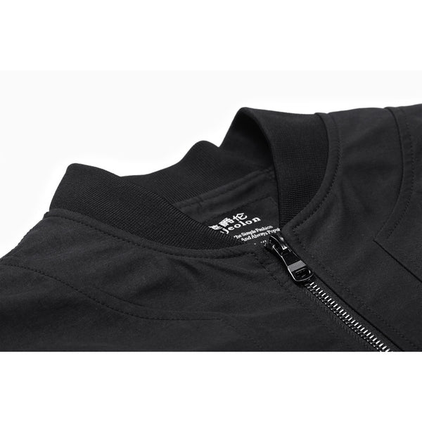 Enjeolon brand 2017 sale quality Bomber casual jackets coat men, cotton jacket black solid coats clothing Jacket clothes JK0458