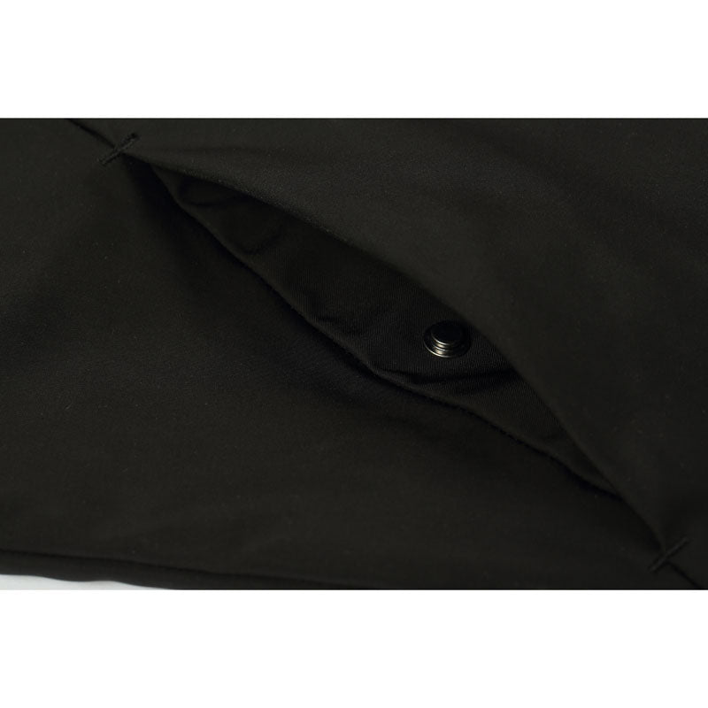 Black solid bomber jacket store